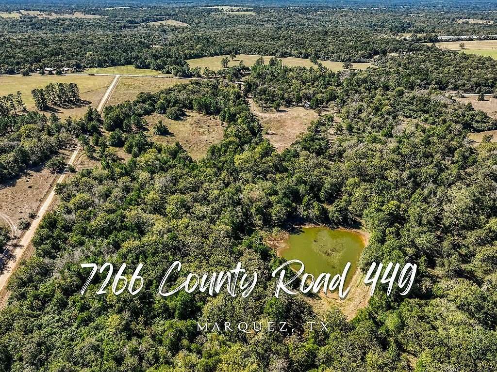 210 Acres of Recreational Land with Home for Sale in Marquez, Texas