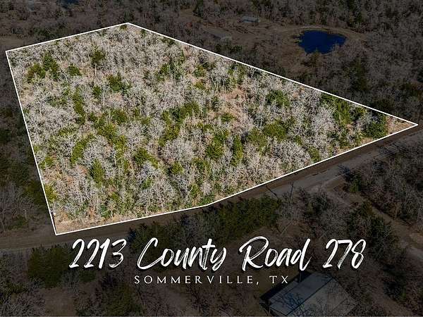 6.28 Acres of Residential Land for Sale in Somerville, Texas