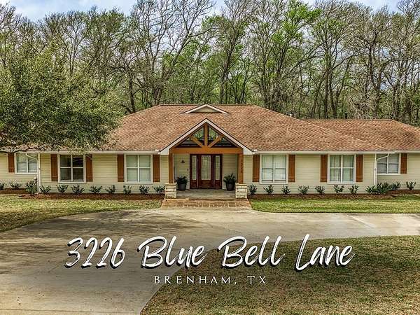 3.51 Acres of Land with Home for Sale in Brenham, Texas