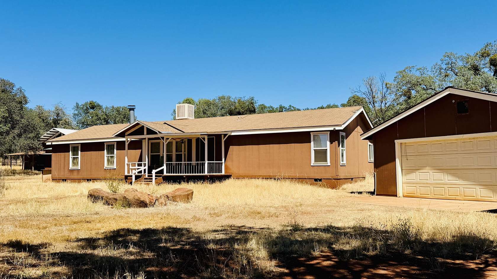 102 Acres of Agricultural Land with Home for Sale in Manton, California