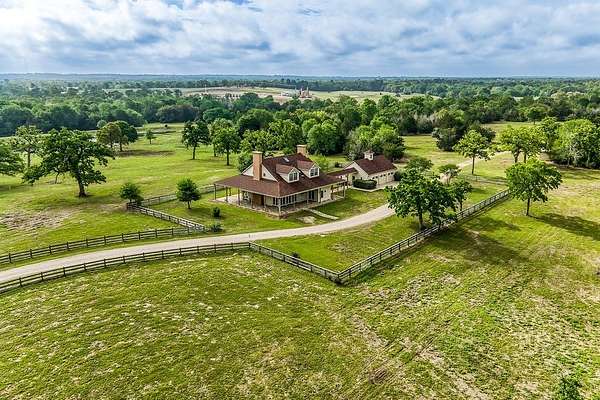 10 Acres of Recreational Land with Home for Sale in Carmine, Texas