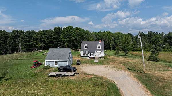 5.3 Acres of Land with Home for Sale in Litchfield Town, Maine