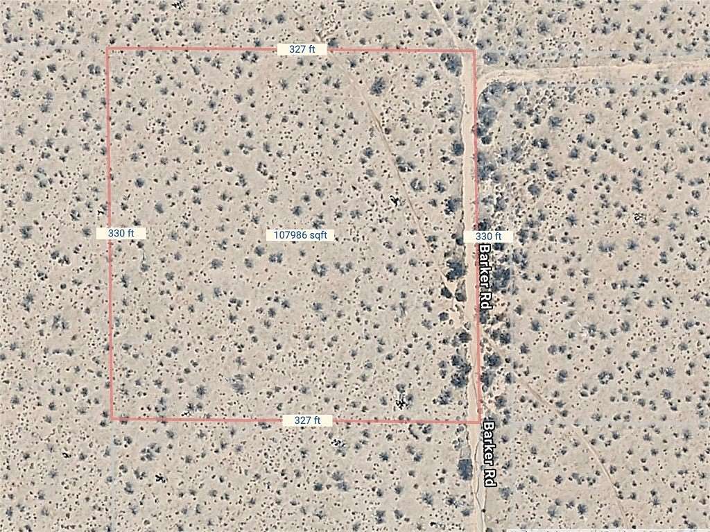 2.5 Acres of Land for Sale in Apple Valley, California