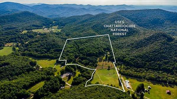 55.5 Acres of Land with Home for Sale in Suches, Georgia