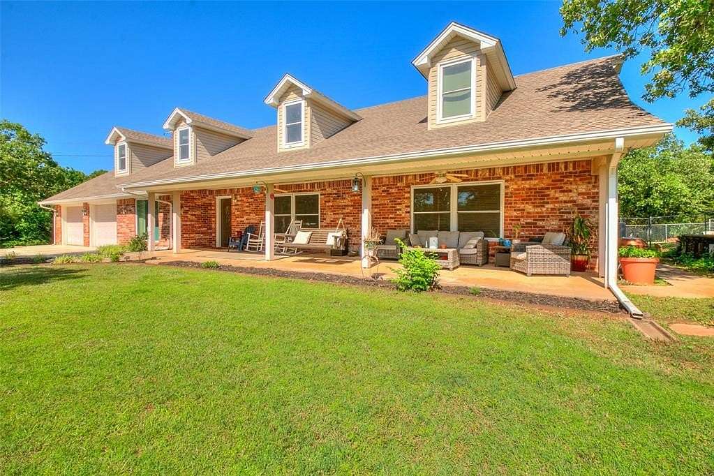5.6 Acres of Land with Home for Sale in Harrah, Oklahoma