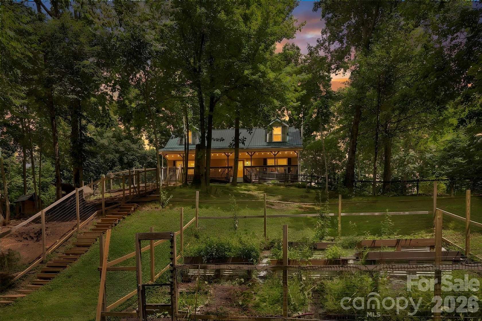2.48 Acres of Land with Home for Sale in Leicester, North Carolina