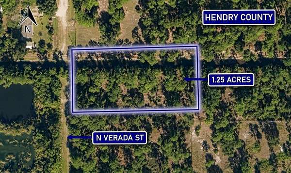 1.25 Acres of Residential Land for Sale in Clewiston, Florida