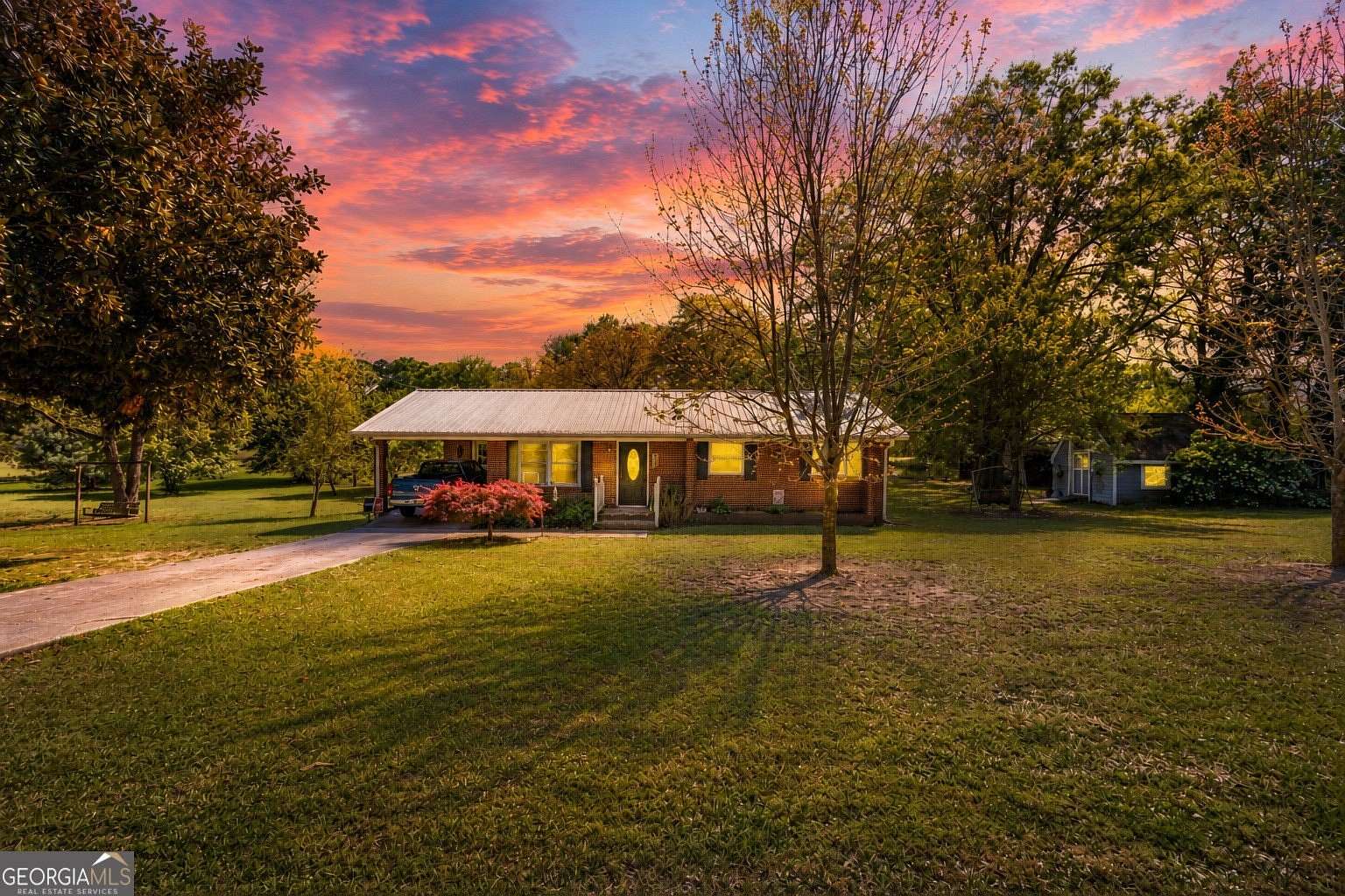 1.76 Acres of Land with Home for Sale in Carnesville, Georgia