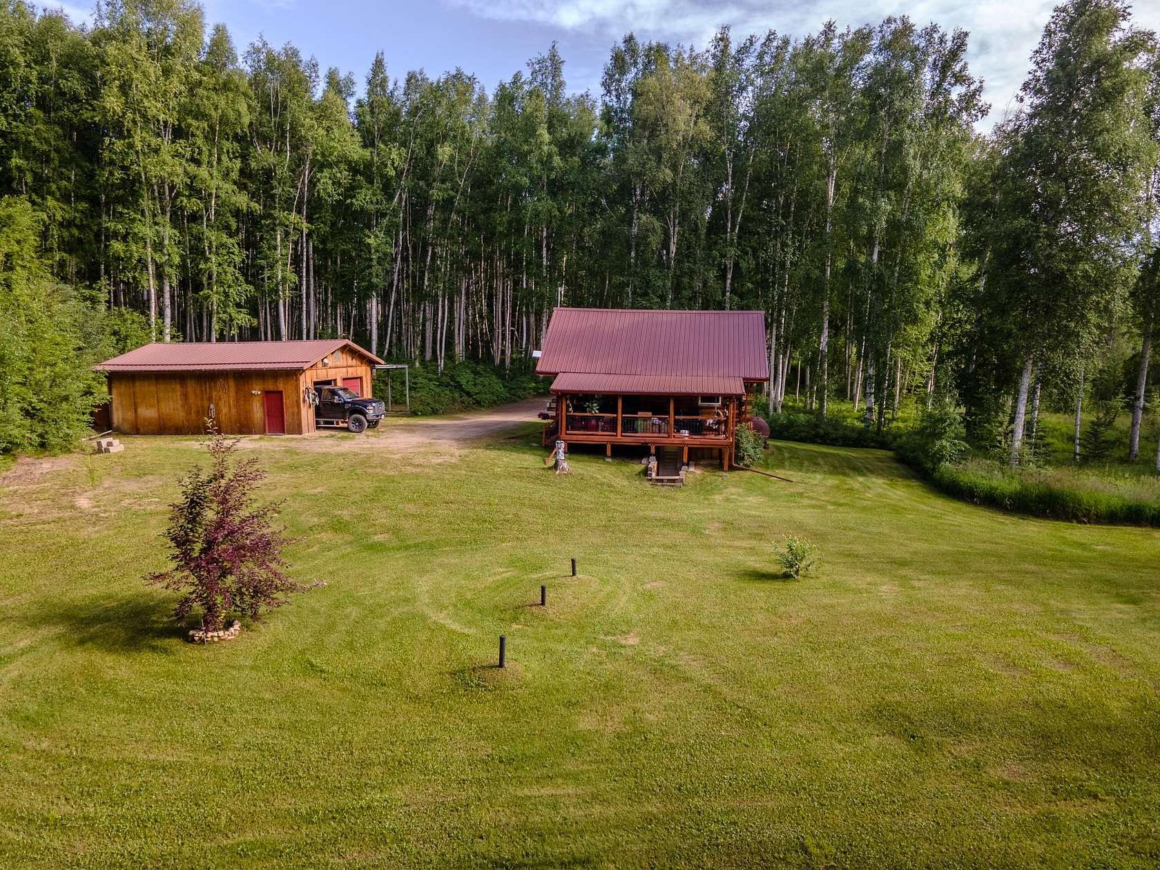5 Acres of Land with Home for Sale in Fairbanks, Alaska
