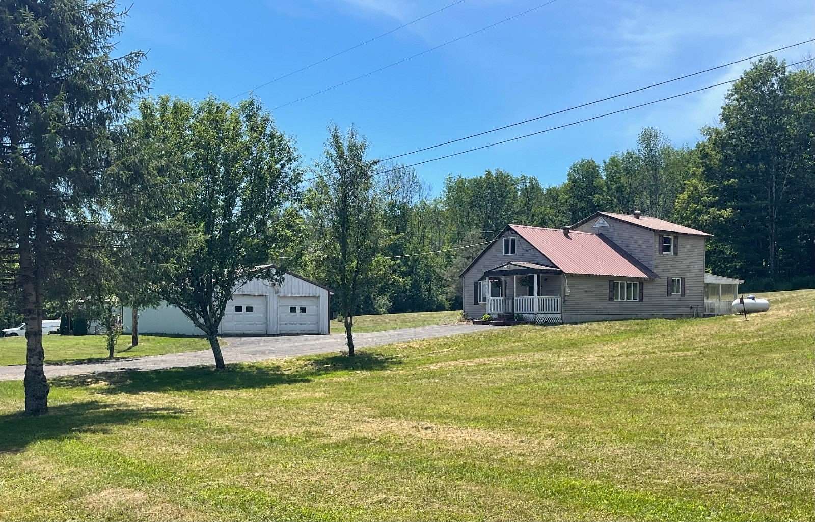 2.65 Acres of Land with Home for Sale in McDonough, New York