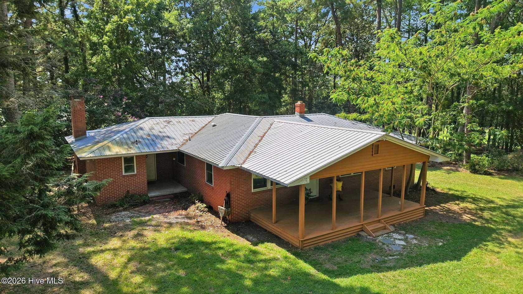 27.6 Acres of Land with Home for Sale in Carthage, North Carolina