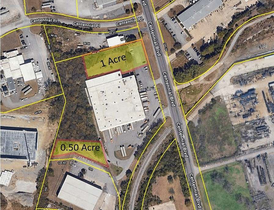 0.5 Acres of Improved Commercial Land for Lease in Nashville, Tennessee