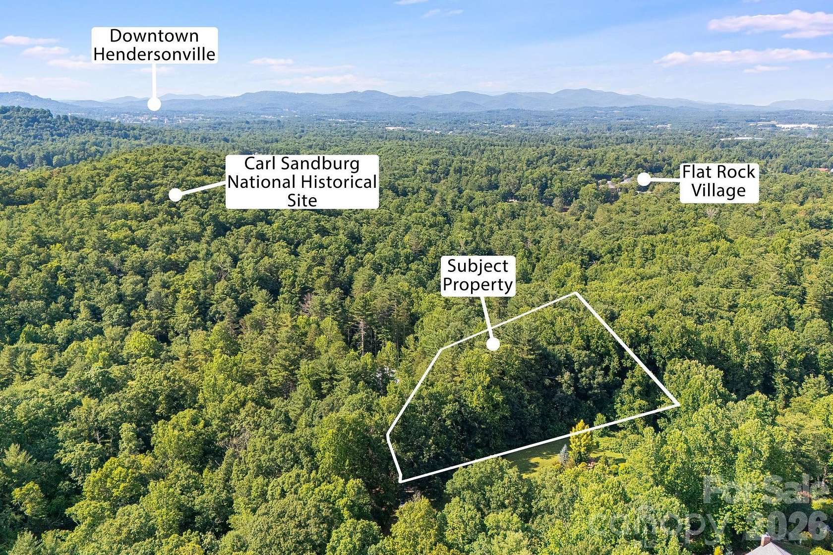 2.62 Acres of Residential Land for Sale in Flat Rock, North Carolina