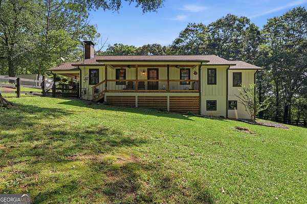 4.82 Acres of Land with Home for Sale in Clarkesville, Georgia