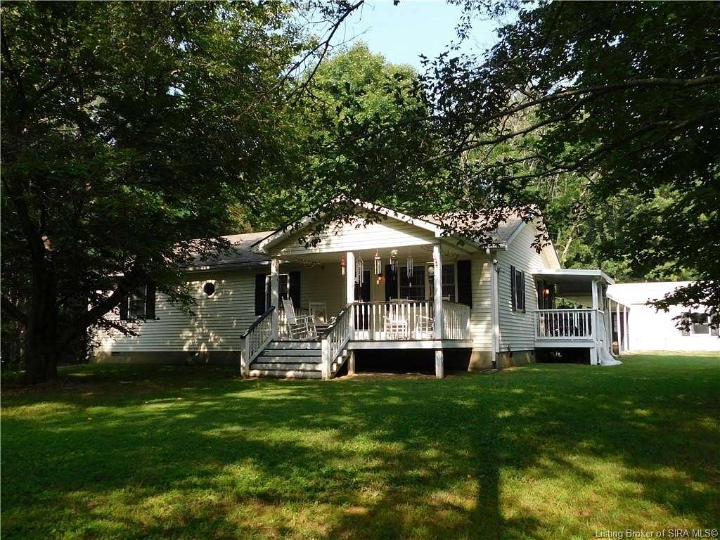 9.55 Acres of Land with Home for Sale in Salem, Indiana