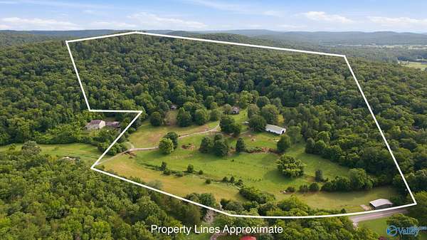 30 Acres of Agricultural Land with Home for Sale in Woodville, Alabama