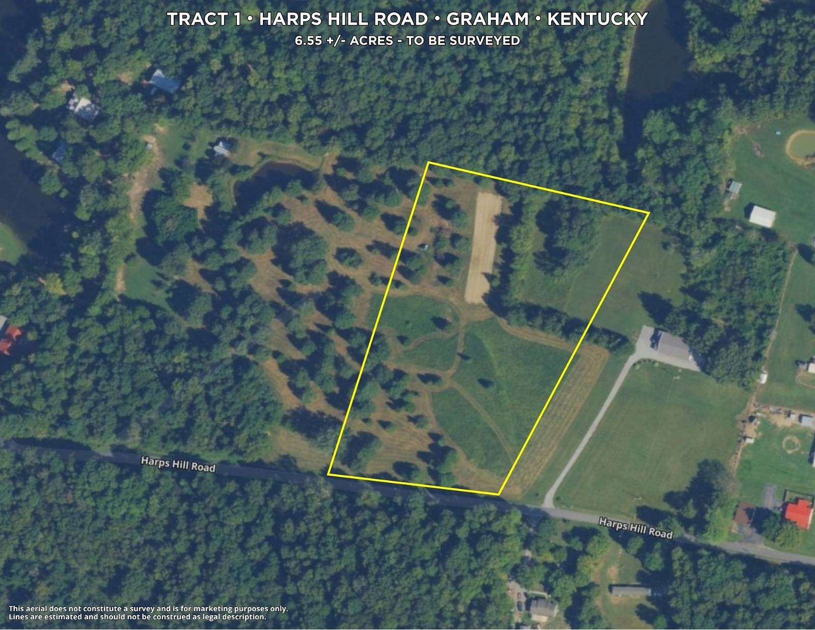 6.55 Acres of Residential Land for Sale in Graham, Kentucky