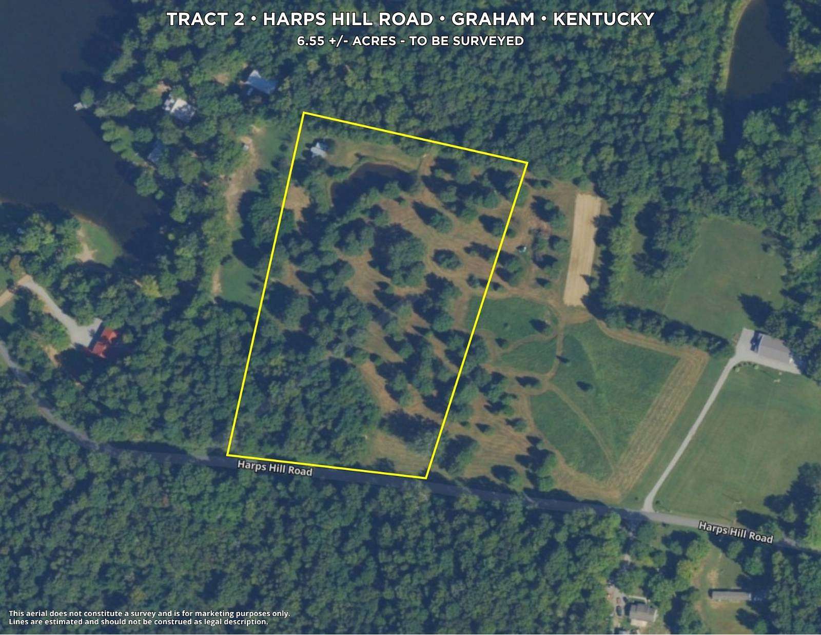 6.55 Acres of Residential Land for Sale in Graham, Kentucky