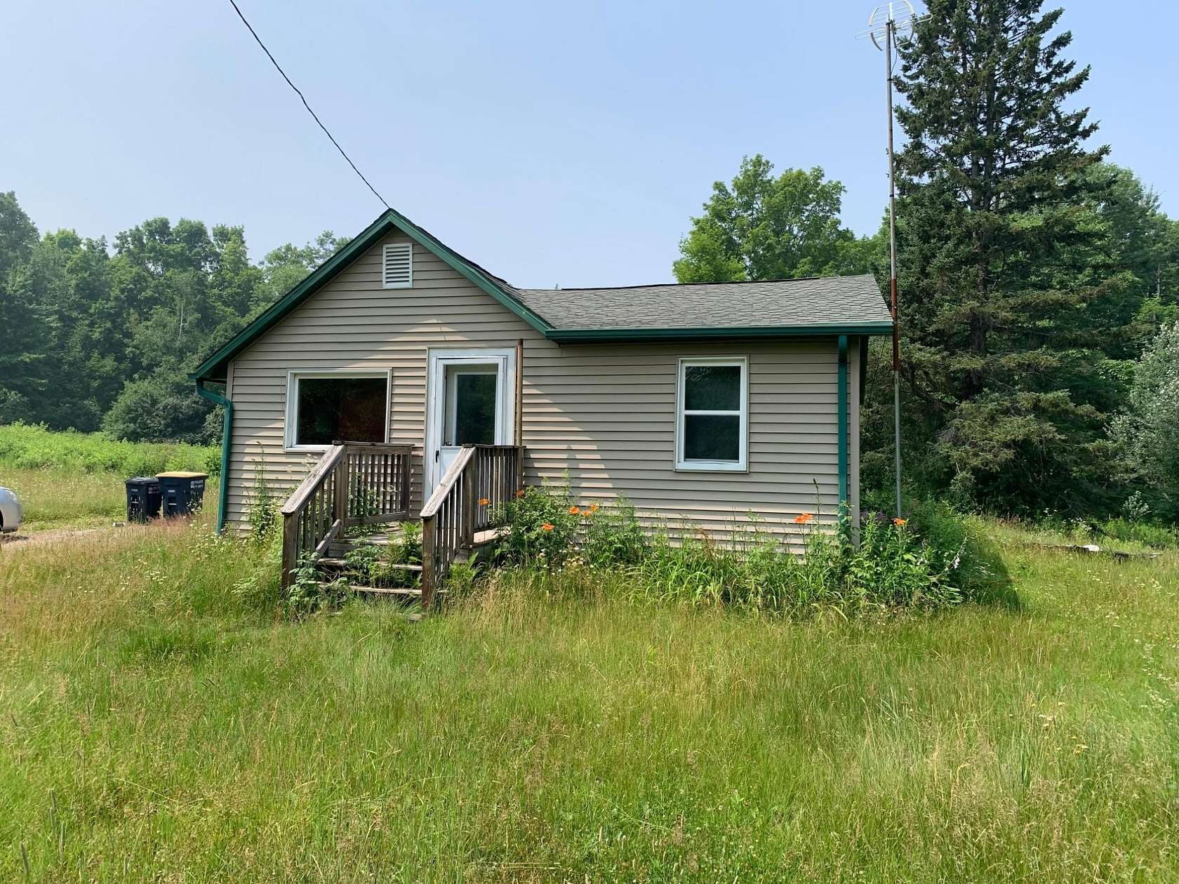 6.5 Acres of Land with Home for Sale in Crandon, Wisconsin