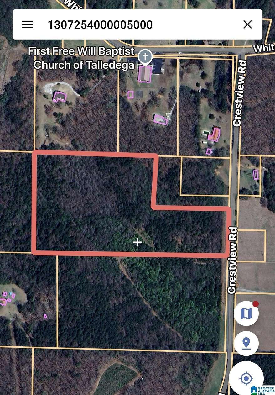 38 Acres of Land for Sale in Talladega, Alabama