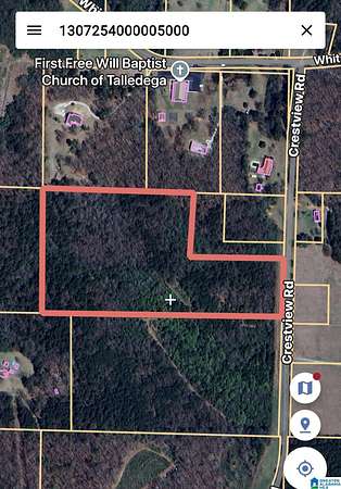 38 Acres of Land for Sale in Talladega, Alabama