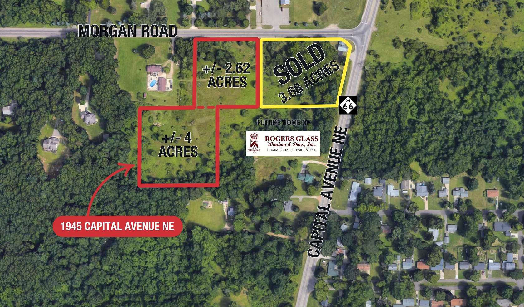 6.62 Acres of Commercial Land for Sale in Battle Creek, Michigan