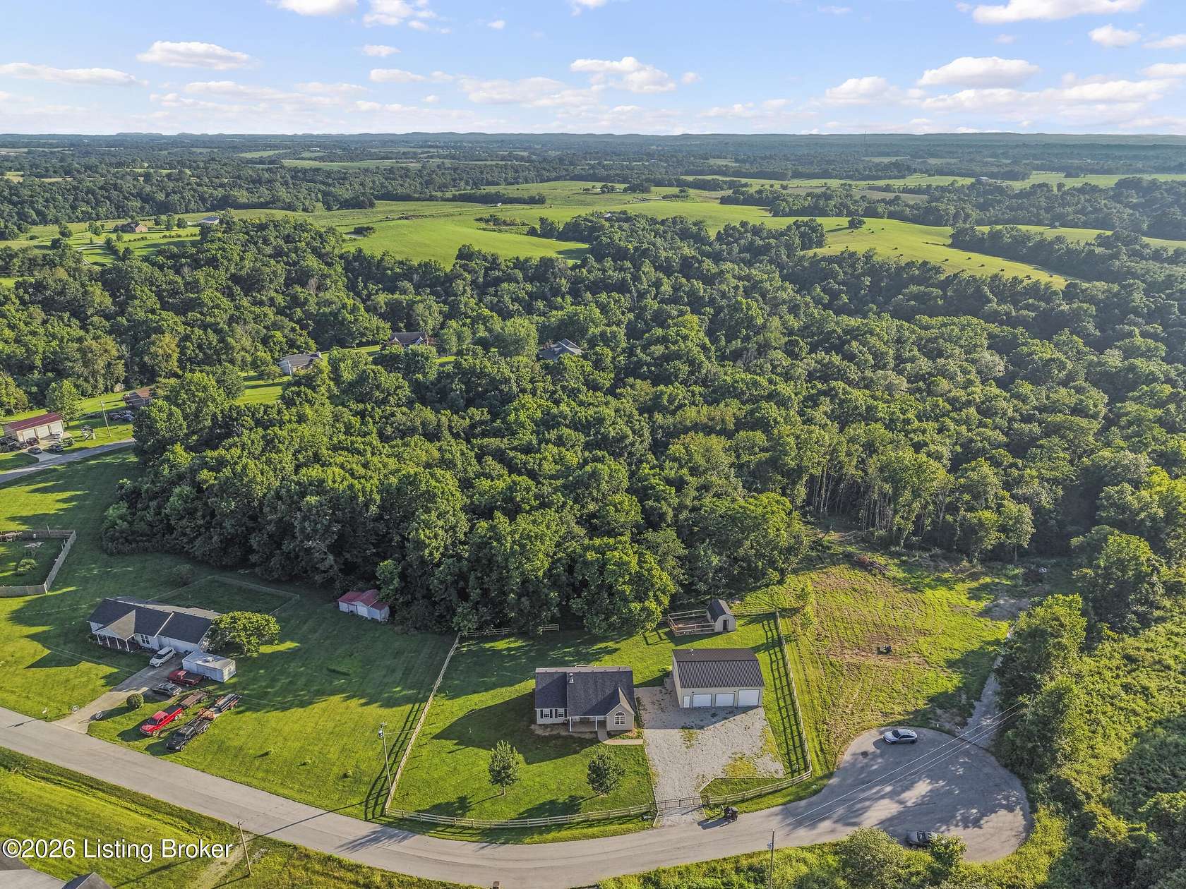 2.76 Acres of Land with Home for Sale in Taylorsville, Kentucky