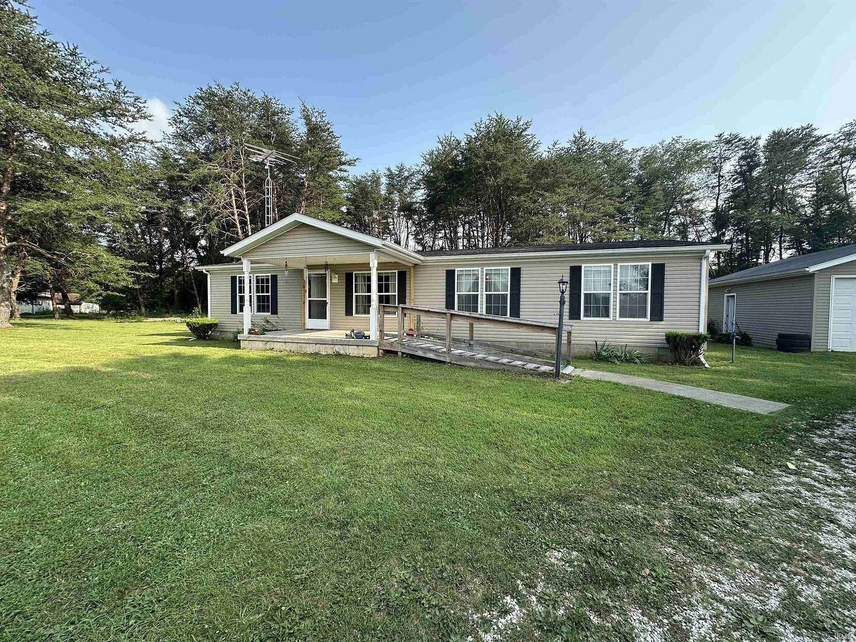 1.68 Acres of Land with Home for Sale in Mitchell, Indiana