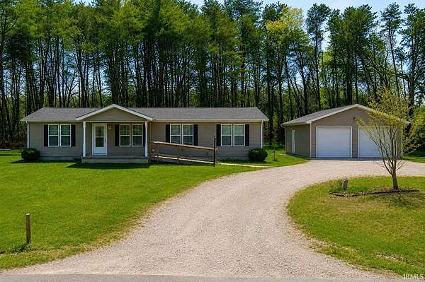 1.68 Acres of Land with Home for Sale in Mitchell, Indiana
