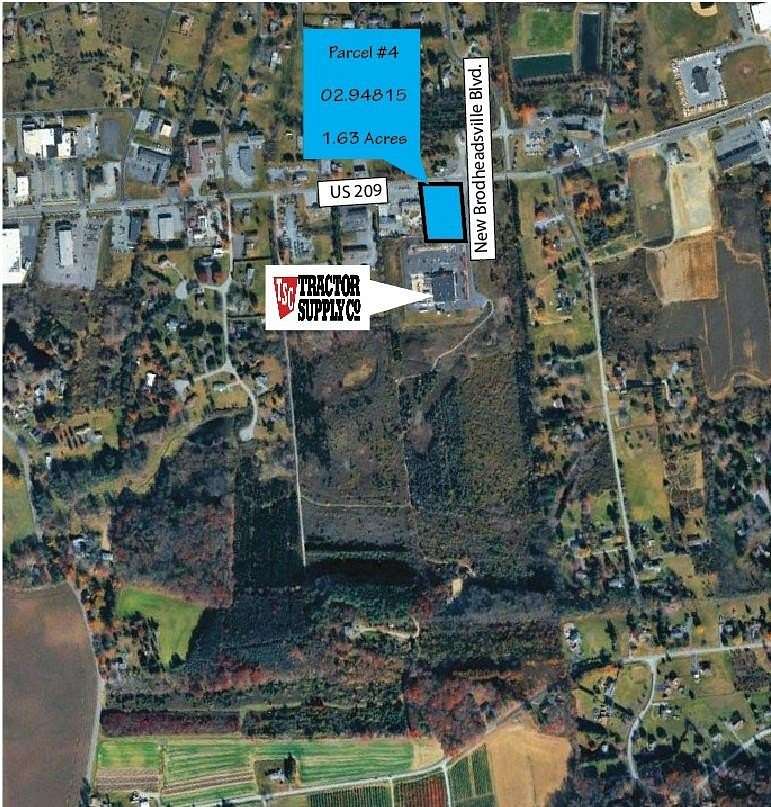 1.63 Acres of Commercial Land for Sale in Chestnuthill Township, Pennsylvania