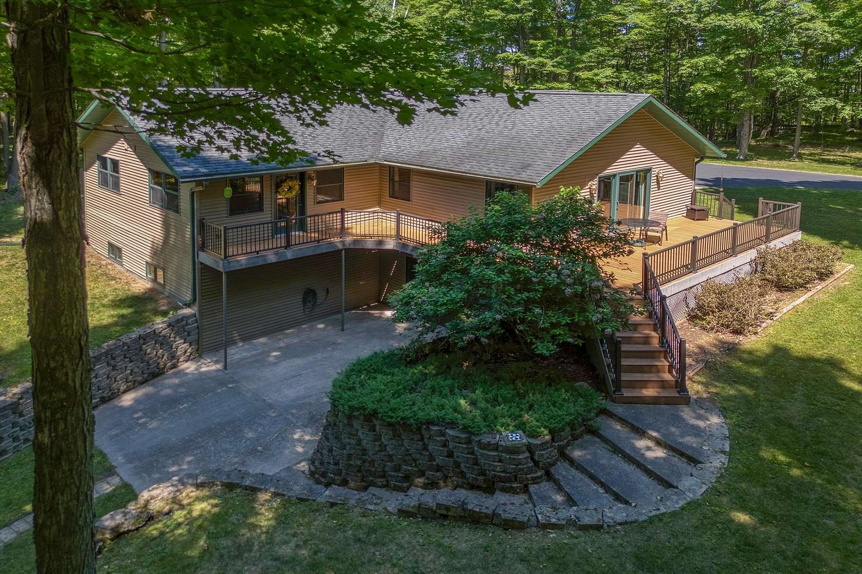 2 Acres of Land with Home for Sale in Three Lakes, Wisconsin