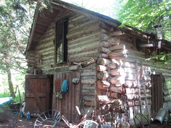 10.1 Acres of Recreational Land with Home for Sale in Wolcott, Vermont