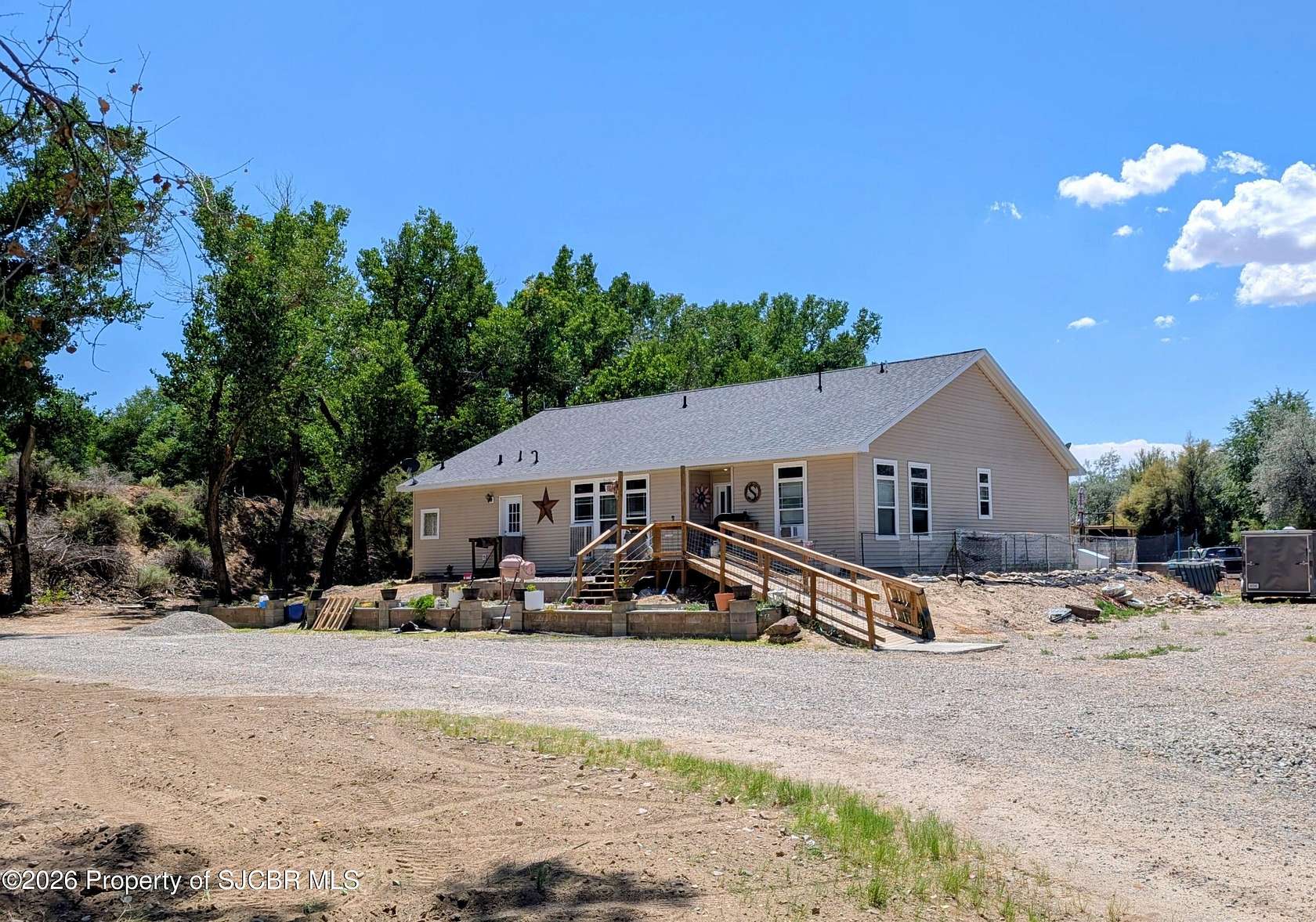 2.87 Acres of Land with Home for Sale in Bloomfield, New Mexico