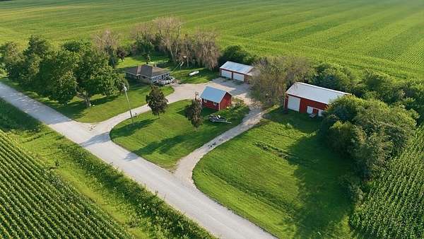 1.86 Acres of Land with Home for Sale in Clare, Iowa