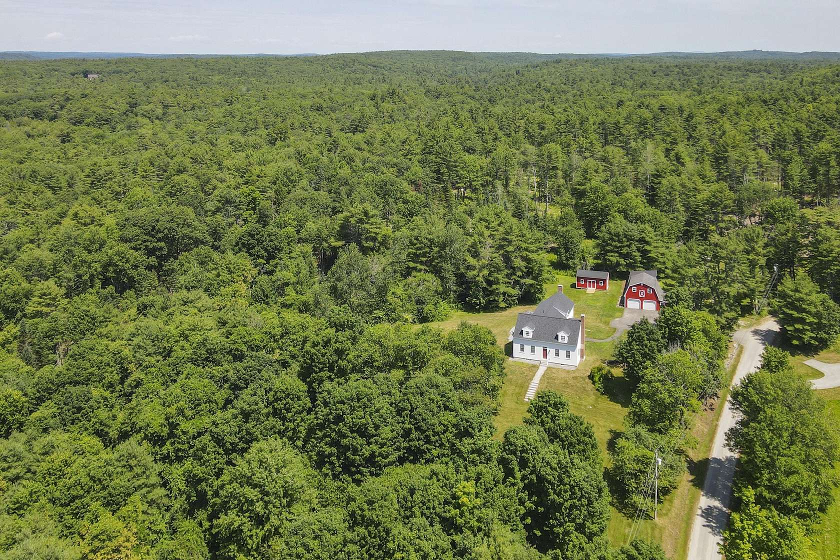 79.2 Acres of Land with Home for Sale in Newcastle, Maine