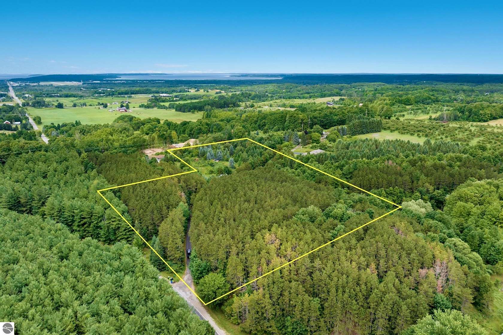 8.13 Acres of Land with Home for Sale in Traverse City, Michigan