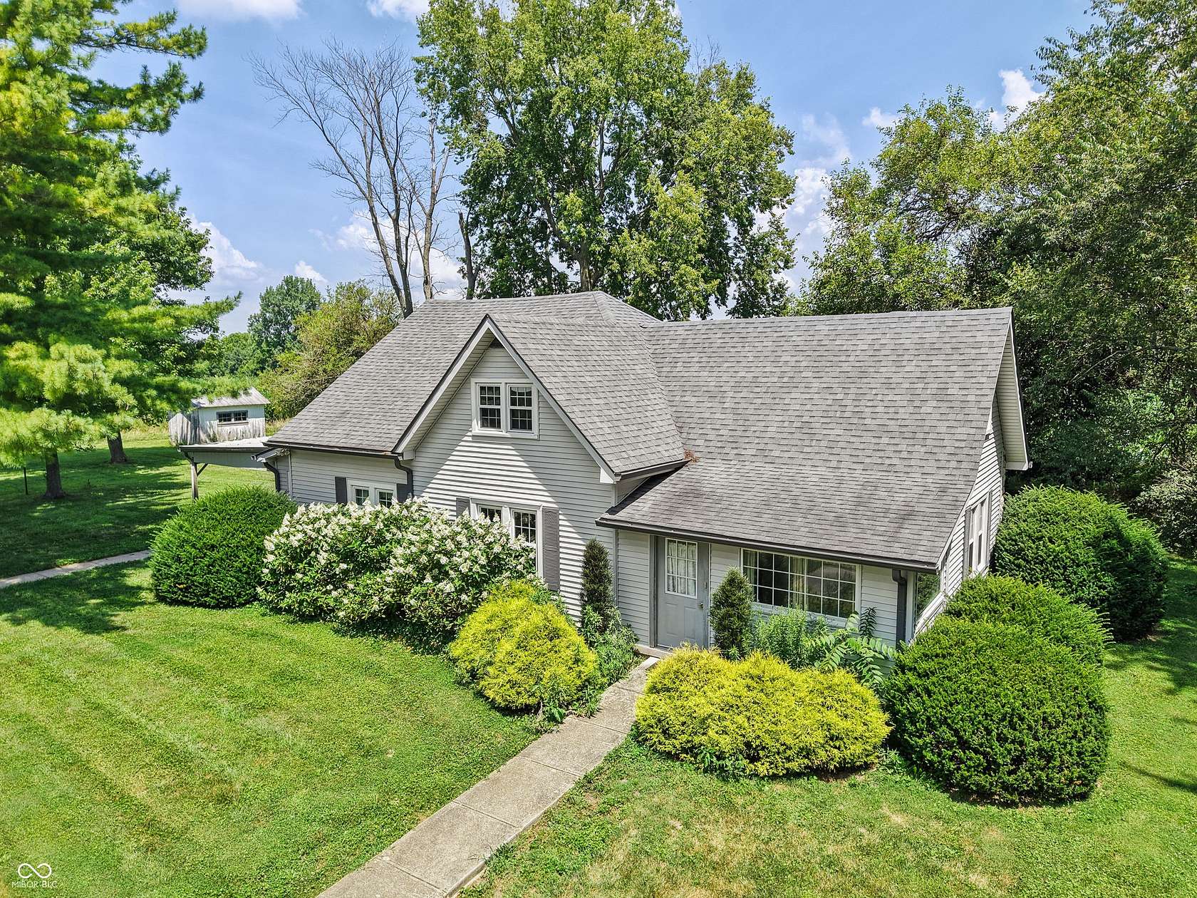 5.37 Acres of Land with Home for Sale in Brownsburg, Indiana