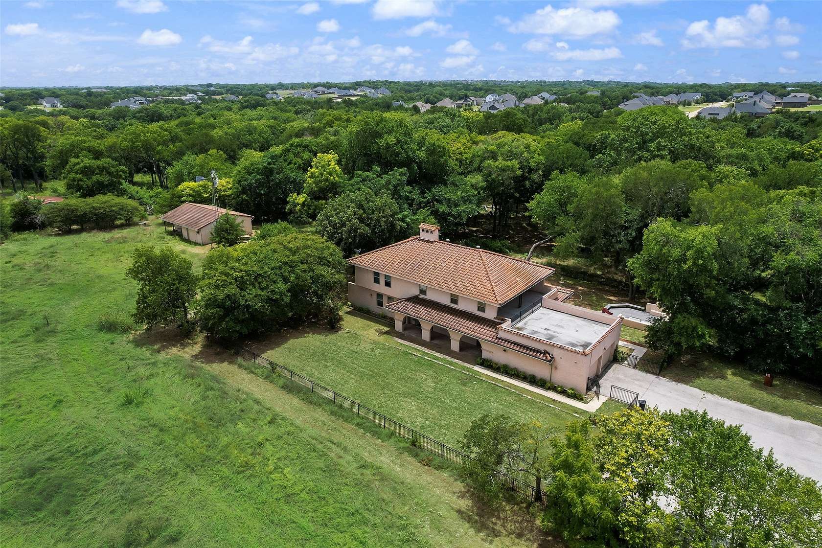 10.2 Acres of Land with Home for Sale in Midlothian, Texas