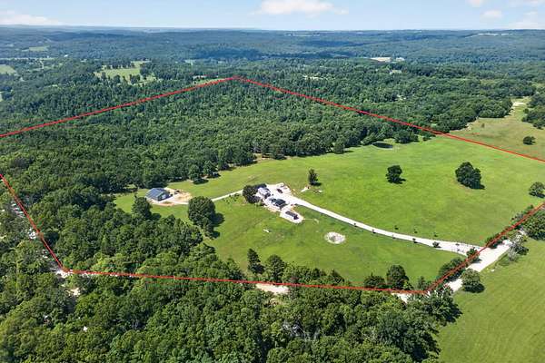 33.9 Acres of Land with Home for Sale in Mountain Grove, Missouri