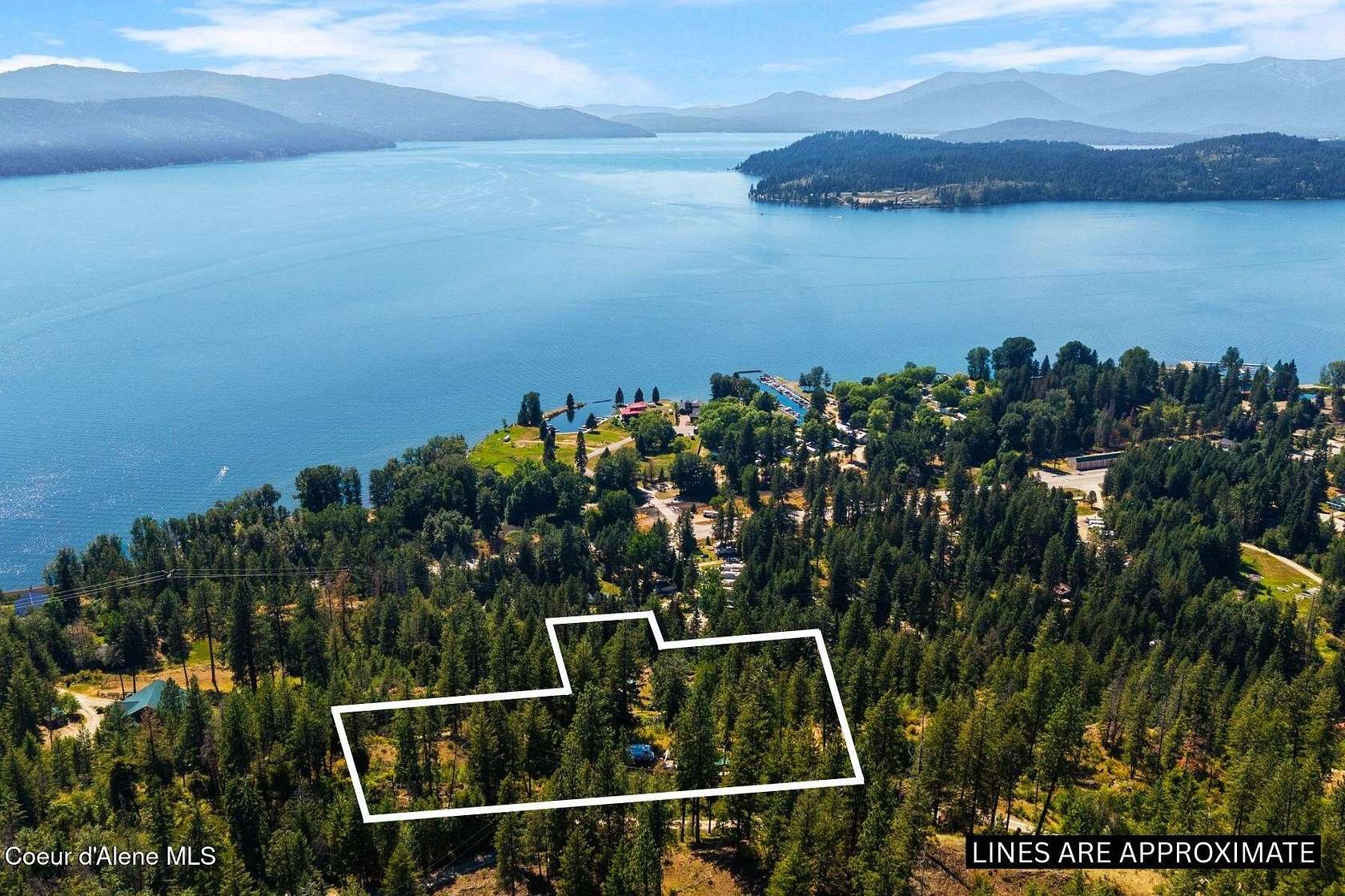6.36 Acres of Land with Home for Sale in Hope, Idaho