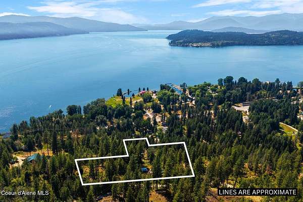 6.36 Acres of Land with Home for Sale in Hope, Idaho