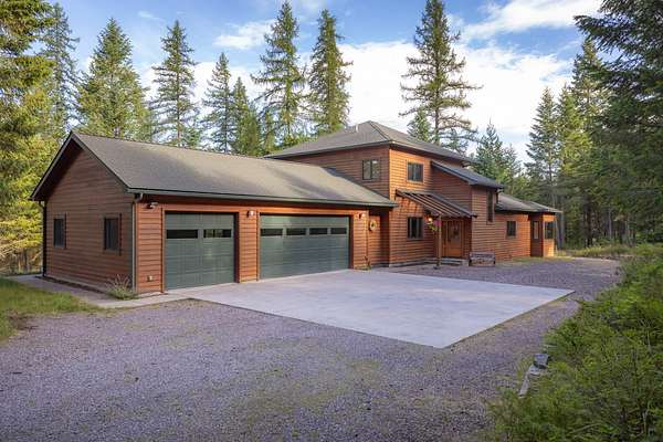 10 Acres of Recreational Land with Home for Sale in Whitefish, Montana