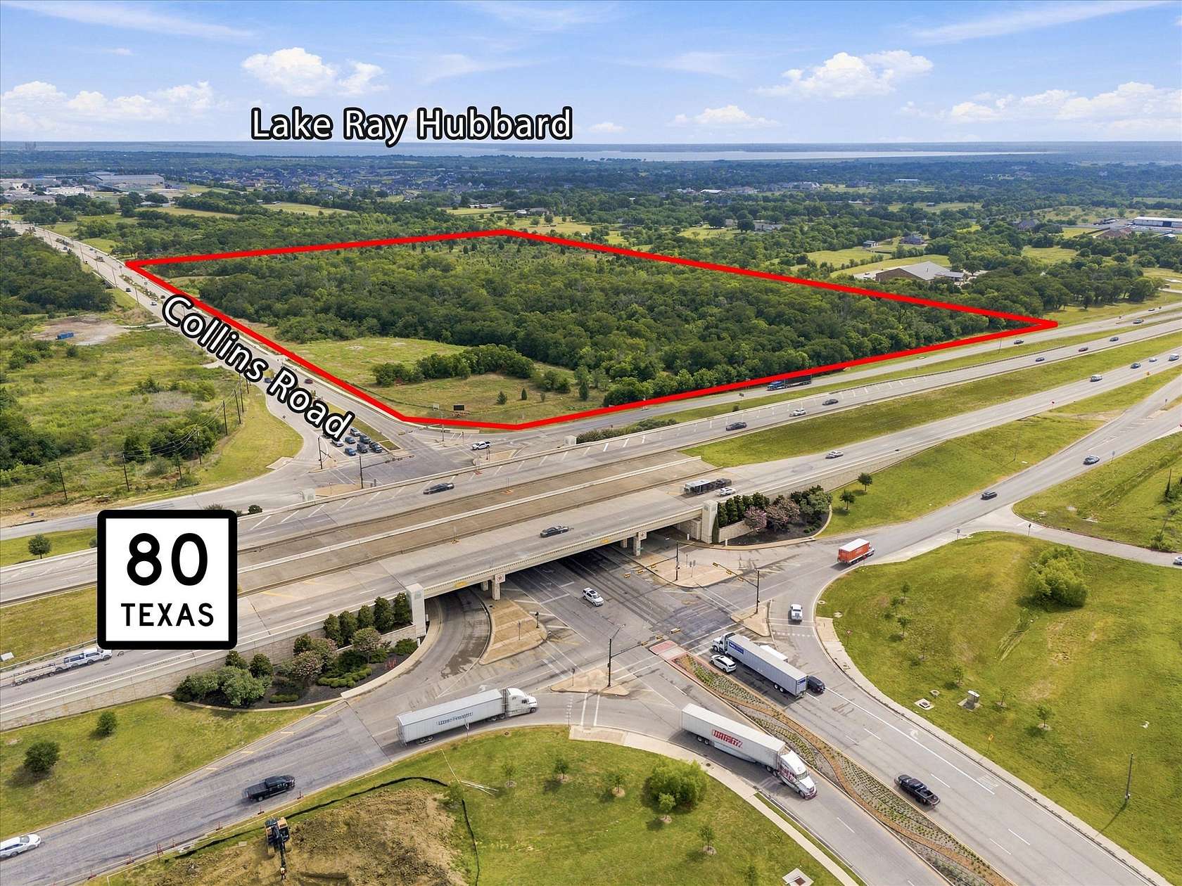39.9 Acres of Commercial Land for Sale in Sunnyvale, Texas