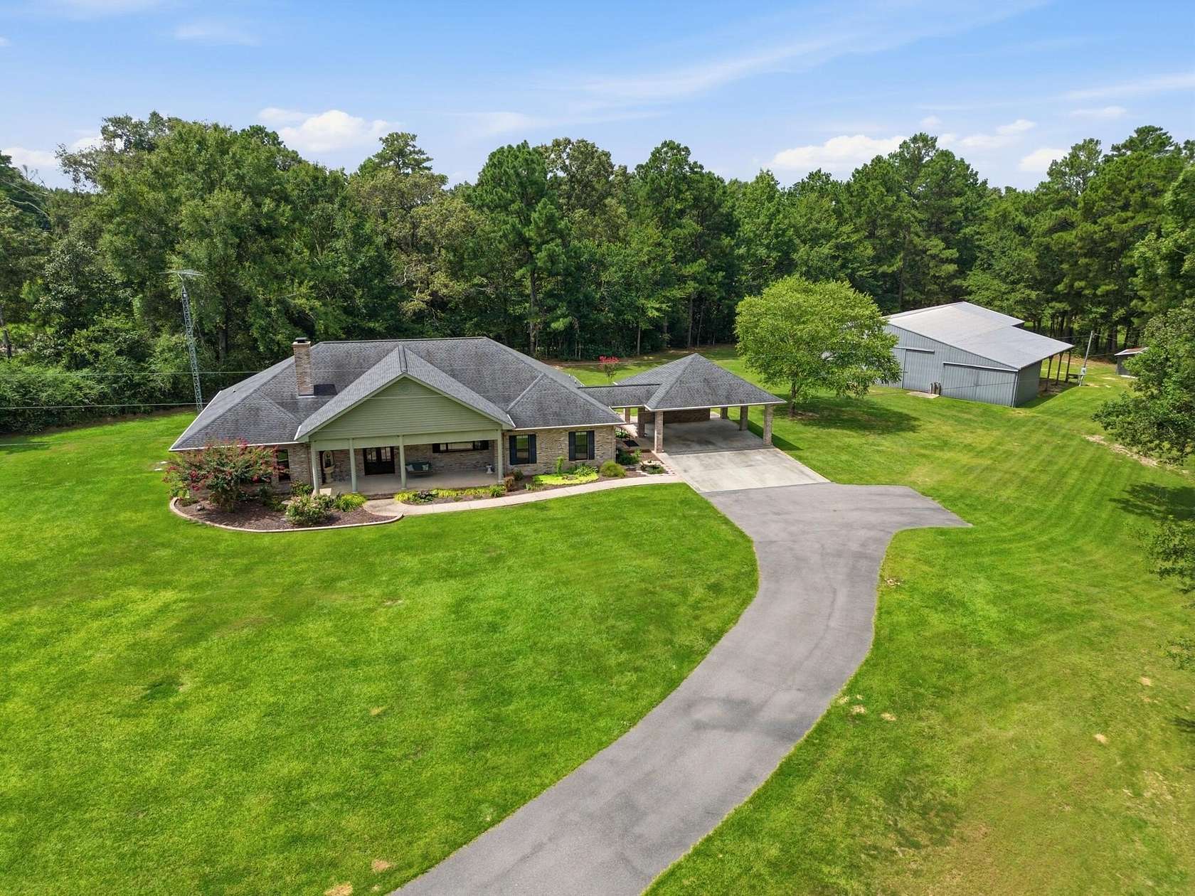 9.6 Acres of Land with Home for Sale in Sumrall, Mississippi