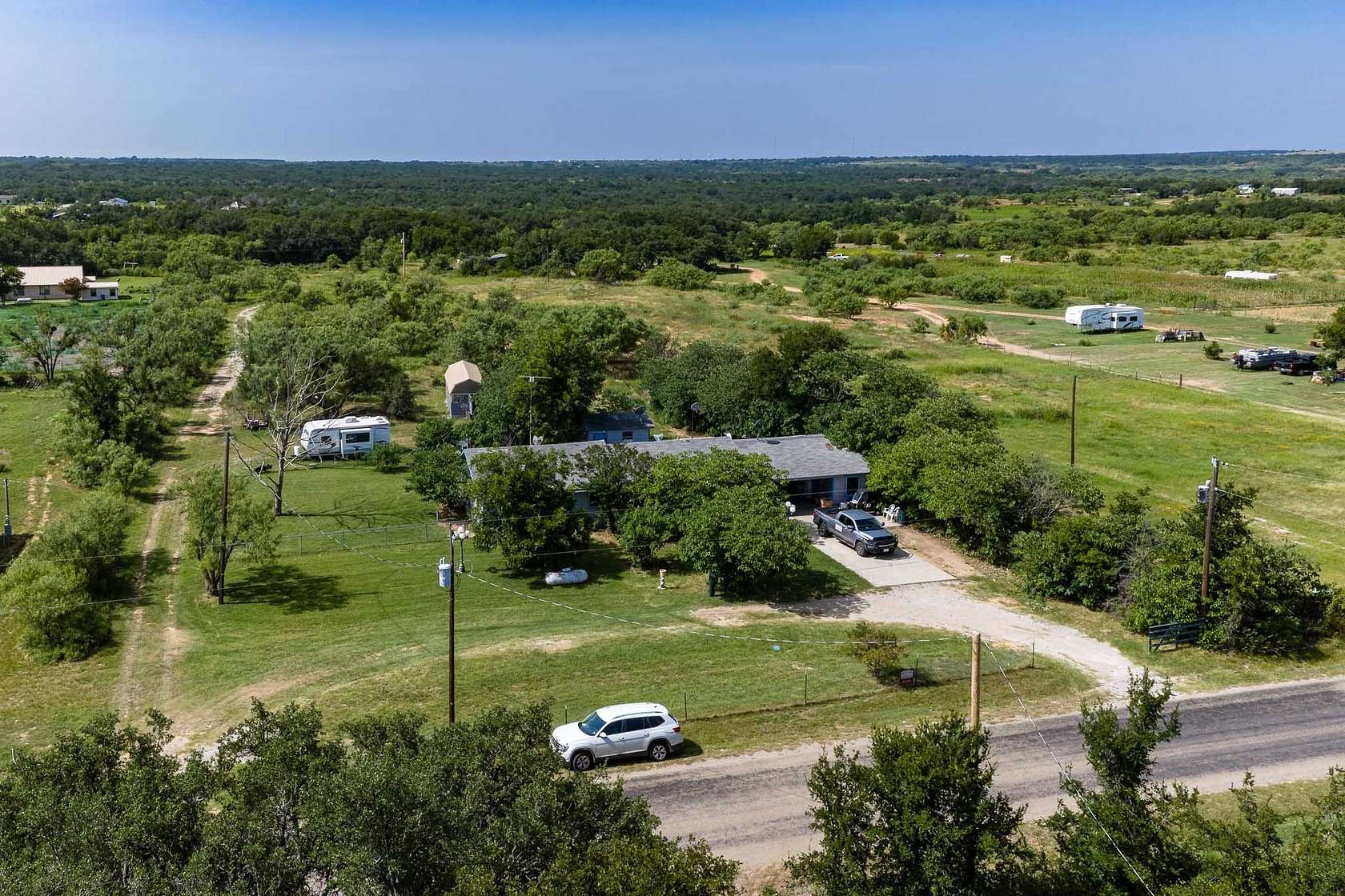 5.21 Acres of Land with Home for Sale in Brownwood, Texas