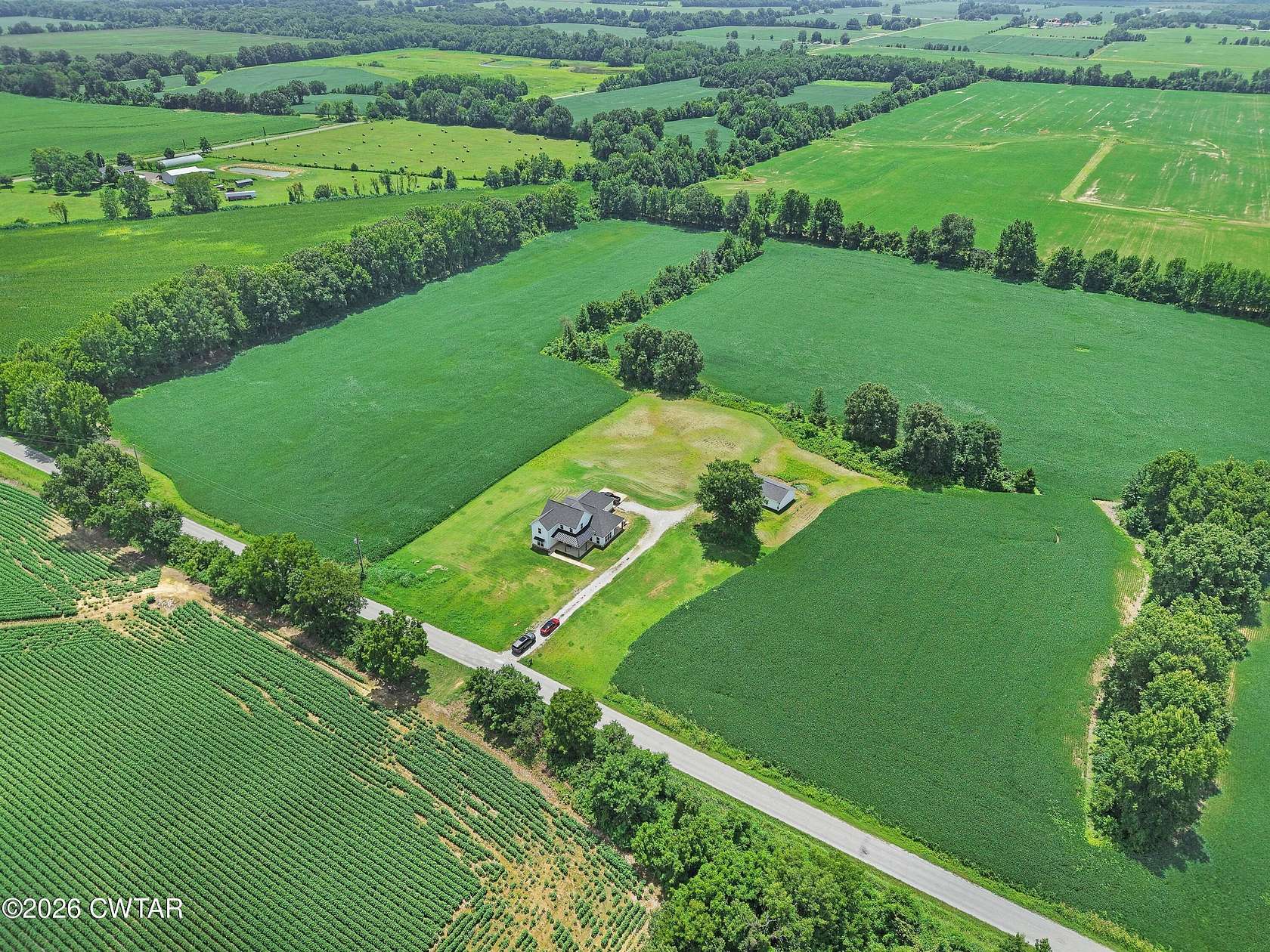 15 Acres of Land with Home for Sale in Alamo, Tennessee