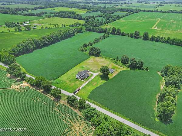 15 Acres of Land with Home for Sale in Alamo, Tennessee
