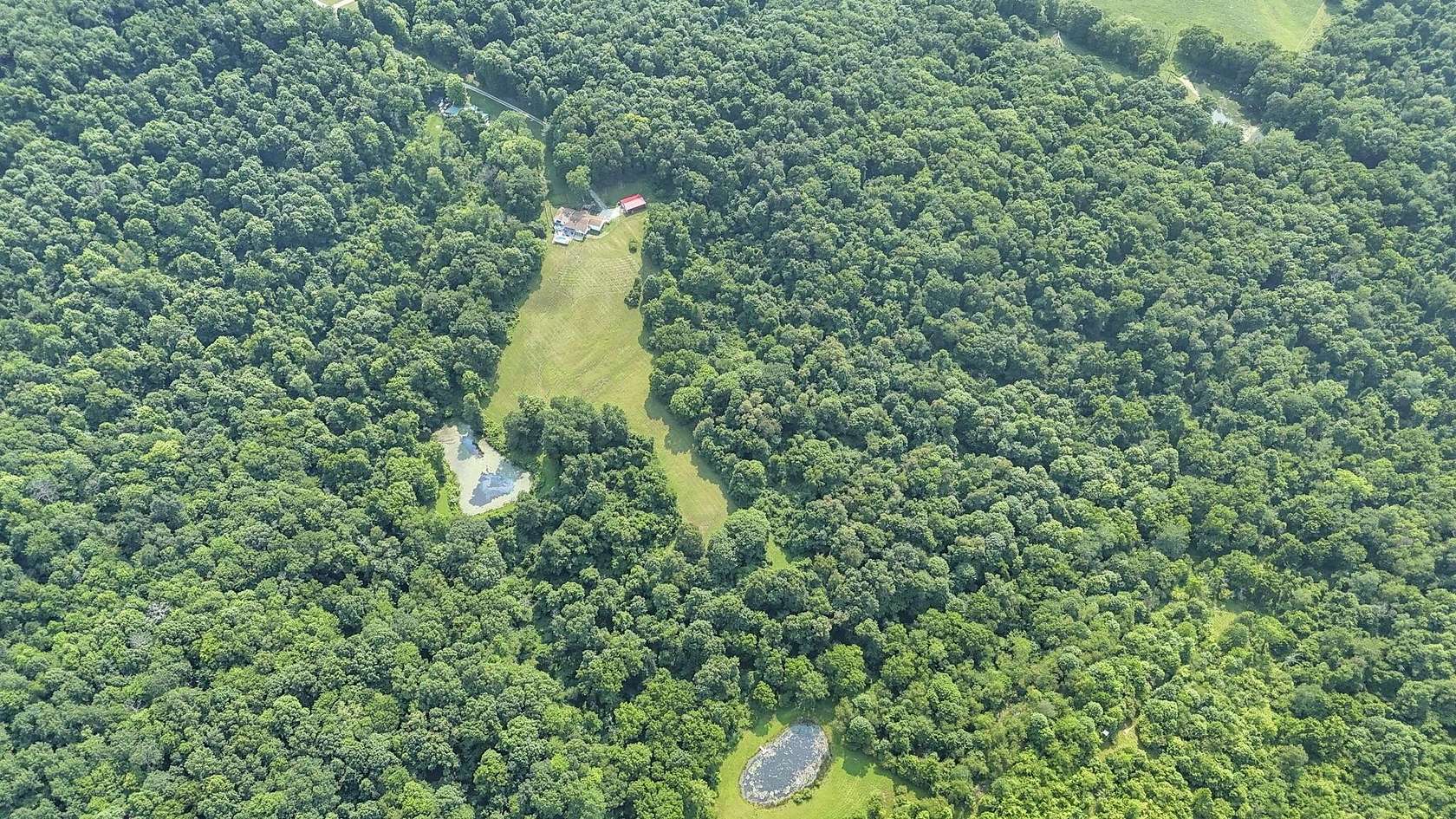 25.5 Acres of Recreational Land with Home for Sale in Thornville, Ohio