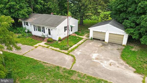 3.55 Acres of Land with Home for Sale in Goldsboro, Maryland