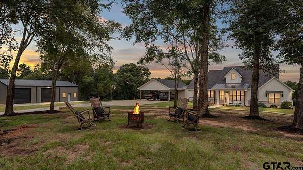 24.2 Acres of Recreational Land with Home for Sale in Brownsboro, Texas